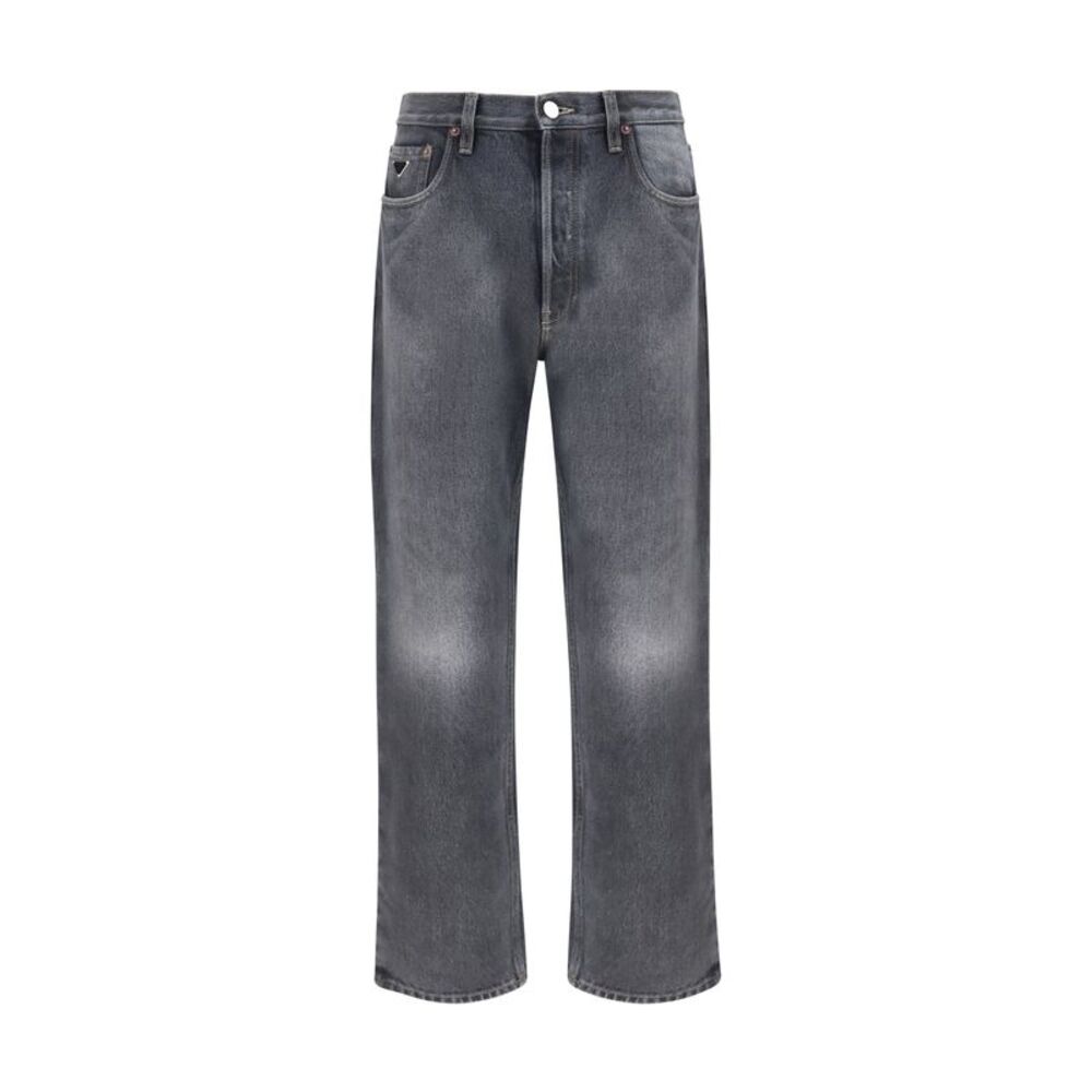 Prada Men Vintage Effect Denim Jeans